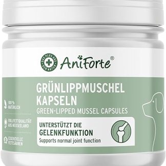 Aniforte Green-Lipped Mussel Capsules Pack of 300 – Natural product for Dogs