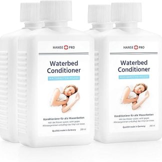Hanse Pro Waterbed Conditioner, 4 x 250 ml, Waterbed, Conditioner, Care, Cleaning, Protection, Conditioner, Suitable for All Waterbeds