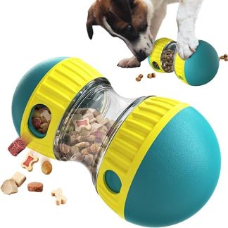 FOSTBEEN Interactive Dog Toy, Indestructible Puppy Toy, Feeder, Treat Dispenser, Dog Puzzle Feeder, Slow Feeding for Large/Medium/Small Aggressive Chewing Breeds