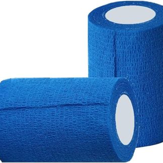 COBOX adhesive bandage, 12 rolls x 10 cm x 4.5 m, first aid sports wrap adhesive bandage, Pet Vet self-wrap bandage.