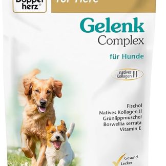 Doppelherz Joint Complex for Dogs - With Essential Omega-3 Fatty Acids + Vitamin E - 60 Chews
