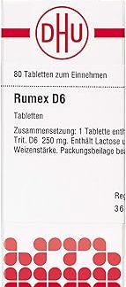 DHU Rumex D6 Tablets, Pack of 80 Tablets