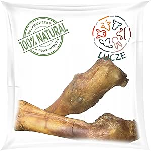 XXL Horse Bone for Dogs, 100% Natural Chew Bone Horse 30 cm, 1 Piece, Hypoallergenic & Grain-Free, Durable Dog Bone, Extra Hard Bone for Large Dogs, Chew Snack & Dog Treats Lucze