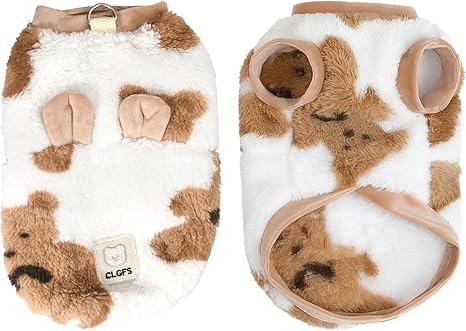 Dog Jumper Small Dogs, Dog Jumper, Cat Clothing, Warm and Cosy for Autumn and Winter, Yorkies, Chihuahuas, Cute Pet Clothes in S Size 20 x 25 x 3 cm