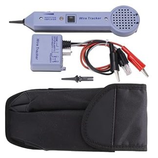 Kadimendium Netzwerkkabel Tracing Tester Kit Audio Einstellbarer Induktionsverstärker Kabel Tonerdetektor für Netzwerkkabelsortierung Messtechnik