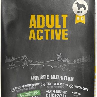 Belcando Adult Active [12.5 kg] Dog Food, Dry Food for Active Dogs and Sports Dogs, Complete Food for Adult Dogs from 1 Year