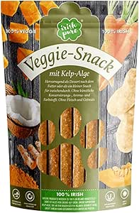 Irish Pure Veggie Dog Snack, 1 x 150 g Veggie Sticks, Training Dog, Grain Free, Dog Reward, 100% Natural Snack, Dog Treat, Healthy Dog Snack, Chew Snack, Premium