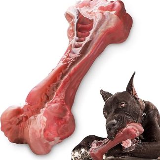 MASBRILL dog toy, indestructible chew toy for large/ medium dogs, robust dog toy for dog teeth brushing, interactive natural rubber dog toy for boredom