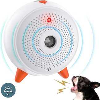 Anti Barking Device, Ultrasonic Anti-Bark Device with 33 ft, Automatic Anti-Bark for Dogs, Rechargeable & Waterproof Dog Ultrasonic Anti Bark Device for Large Small Dogs Indoor Outdoor Use