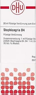DHU Staphisagria D4 Dilution, 20 ml Solution