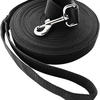 10 m Recall Lead for Dogs, Recall Lead for Small Dogs, Training Lead, Robust Nylon Dog Lead, Long Dog Lead for Training and Outdoor, Ideal for Playing, Camping or for the Garden