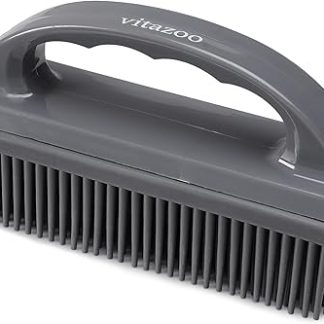 Vitazoo Pet Hair Remover Brush Dark Grey - Effortless Dog Hair and Fur Removal - Lint Brush - For Clothes, Car, Carpet, Upholstery - Dog Brush - Clothes Brush