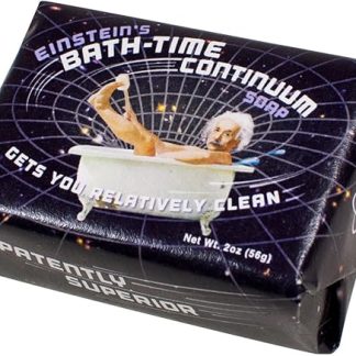 Einstein Bath-Time Continuum Soap - 1 Mini Bar of Soap - Made in the USA