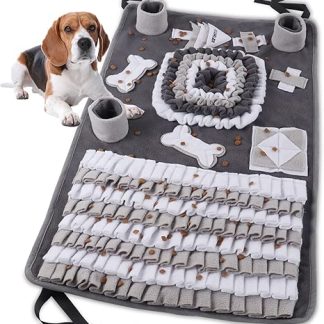 IEUUMLER Sniffing Rug Dog, Washable Training Mat, Food Mat, Intelligence Toy for Dogs, Promotes Natural Foraging & Stress Relief FC009