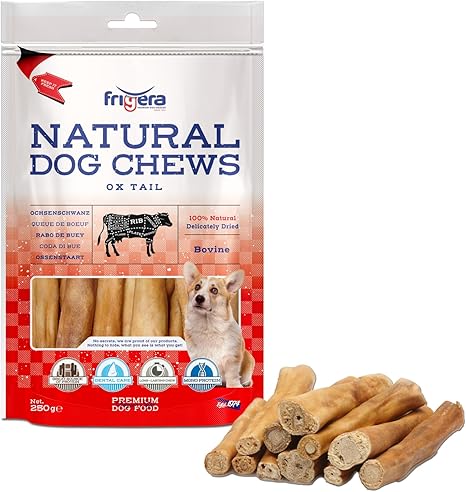 Frigera Oxtail 250 g - Natural, Protein-Rich Treats for Dogs, High-Quality Dog Snacks without Additives