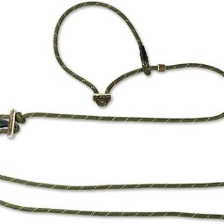 Mystique® Hunting Professional Silent Neck Lead 8 mm with Tension Limiter 280 cm Hunter Green / Orange