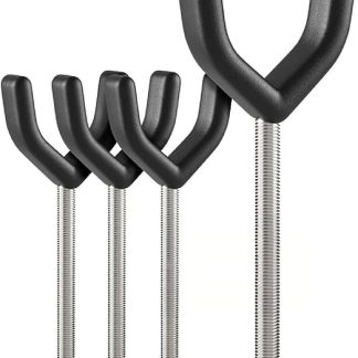 Y-Adapter Set of 4 for Door Safety Gates and Stair Safety Gates I Universal for Railings up to 40 mm, Non-Slip, Compatible with M8 & M10 Thread | Quick Installation without Drilling on the Child