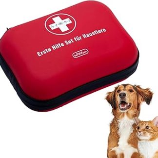 First Aid Kit for Dogs, Cats, Small Animals, Ideal for Pets, for Home, Hiking or Travel