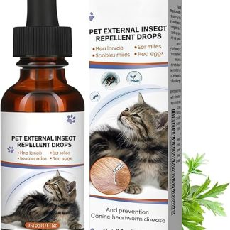 30 ml Tick Protection for Dogs and Cats, Effective Flea and Tick Protection with Immediate Effect, Easy to Use with Spot On, Ideal for Household Care