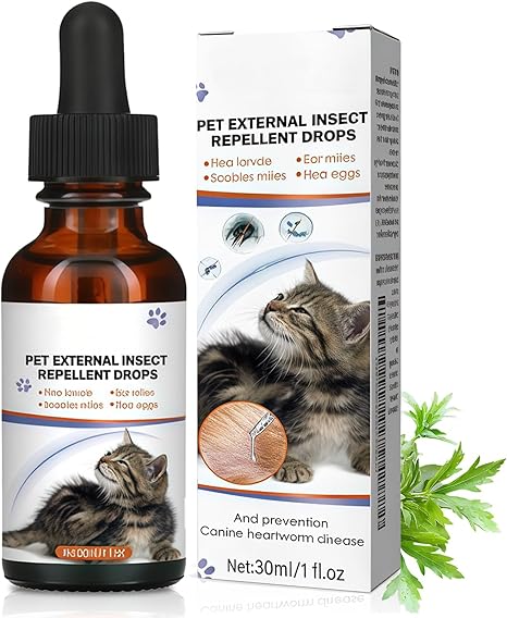 30 ml Tick Protection for Dogs and Cats, Effective Flea and Tick Protection with Immediate Effect, Easy to Use with Spot On, Ideal for Household Care