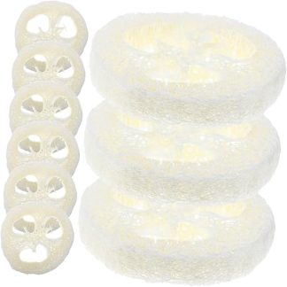 Pack of 20 Soap Holders Made of Natural Loofah Multifunctional Soap Dish with Drain Function for Bathroom and Sharing