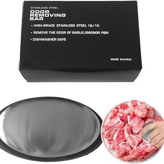 Steel Soap for Odour Removal - Practical Metal Soap for Neutralisation | Deodorising Kitchen Aid from Strong Odours such as Garlic Fish Onions, Reusable for the Bar