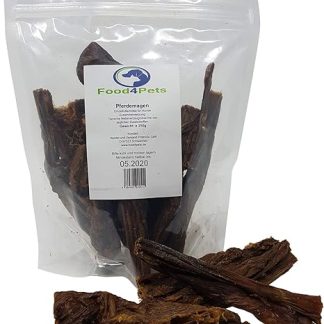 Food4Pets Horse Stomach Dog Treat, 250 g, 100% Horse Treat, Packed in Resealable Bag