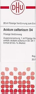 DHU Acidum Sulfuricum D4 Dilution, 20 ml Solution