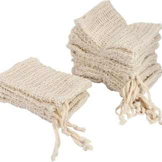 25Pcs Making Bubbles Soap Saver Sack Soap Pouch Soap Storage Bag Drawstring Holder Bath Supplies Bath Toilet Supplies