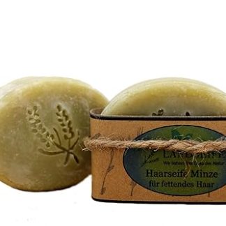 Organic Hair Soap Mint - For Greasy Hair - Handmade Organic Natural Soap