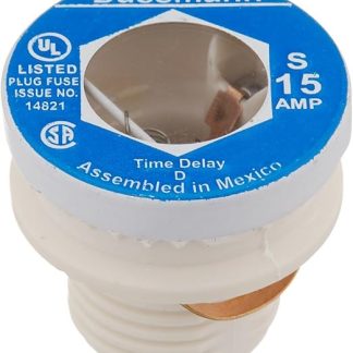 Bußmann Tamper Proof Plug Fuse Dual Element Type S 15 Amp 125V Industrial Strength Box/4