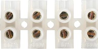 BG Electrical 30A 6 Way Plug Strip, Clear Polyethylene