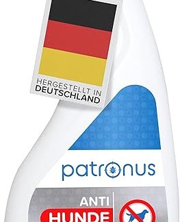 Patronus Dog Repellent Spray Against Urination & Chewing 500 ml - Remote Control Spray Against Dogs with Immediate Effect - Highly Effective & Produced in Germany