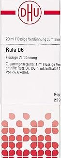 DHU Ruta D6 Dilution 20ml Solution