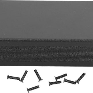 EVTSCAN Electric Box Made of Aluminium Alloy Project Junction Case Integrated Housing 24 x 64 x 80 mm Matte Black