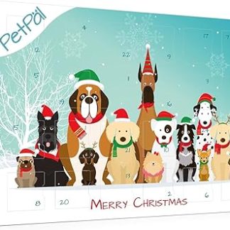 PetPäl Dog Advent Calendar 2025 – No Grains, Gluten, Sugar, Salt – The Healthy and Delicious Snack, Treats for Christmas for Your Dog – Natural Dog Biscuits for Advent – Made in Germany