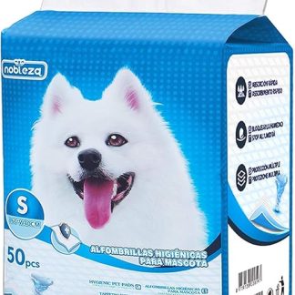 Nobleza 100/50 x Ultra-Absorbent Dog Training Pads, Puppy Toilet Mat, 60 x 60 cm / 60 x 40 cm Pack of 100 / 50 Pieces, 50 pieces.