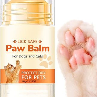 Paw Balm for Dogs, Avocado Oil and White Beeswax Care for Pets' Paws, Prevent Dryness and Cracking and Moisturises the Soles of the Feet Cracked and Rough Paws Natural