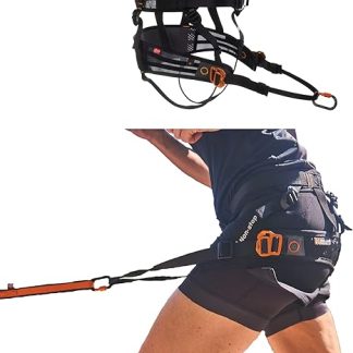 Non-stop dogwear CaniX Belt Hands Free Dog Running Belt for Canicross. Comfortable Waist Belt for Jogging and Training Dogs, Size M