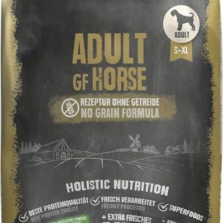 BELCANDO Adult GF Horse [12.5 kg] Dog Food, Dry Food without Grain with Horse, Complete Food for Adult Dogs of All Breeds from 1 Year