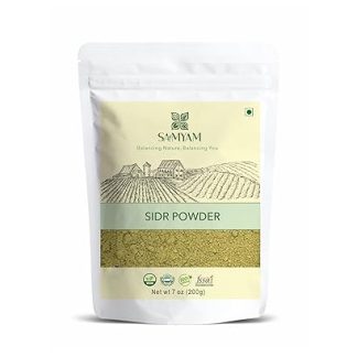 SAMYAM Natural Sidr/Jujube Powder - 200g Pack Natural Hair & Body Cleanser Herbal Soap