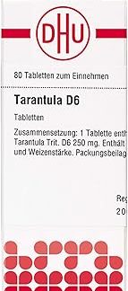 DHU Tarantula D6 Tablets, Pack of 80 Tablets