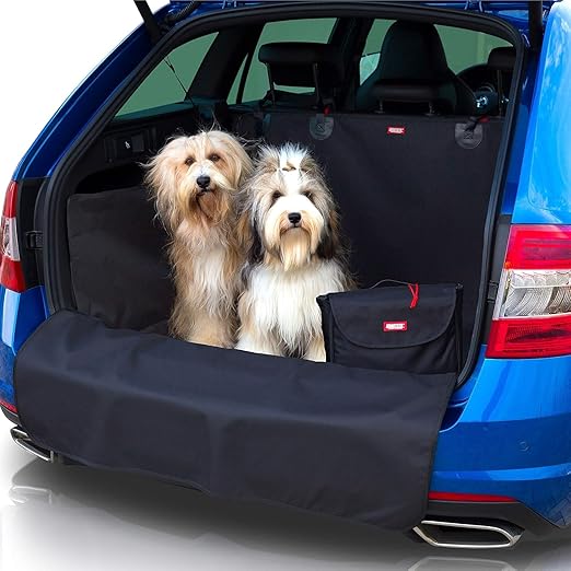 BARTSTR High Quality Car Boot Liner – Ideal Dog Boot Liner with Bumper Protection for Estate Cars, Boot Mat for Dogs, xxl