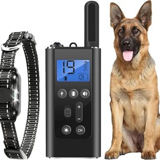 Generisch Dog Training Toy, Dog Training, Dog Behavior Guidance Collar, Dog Interactive Toy for Dogs of All Sizes - Waterproof, Adjustable Length (7 V)