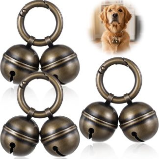 3 Sets Dog Bells Loud Cat Bells for Dog Collar Cat Bell Dog Bells Pet Tracking Bell Collar Pendant Bells Training Dog and Cat Bells for Collar