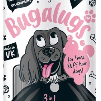 BUGALUGS Shampoo, 3 in 1 Cleaner, Condition Maintenance and Detangling, Raspberry and Lemon Fragrance for Smelly Dogs, Best Dog Coat, Puppy Cleaner, Pet Supplies