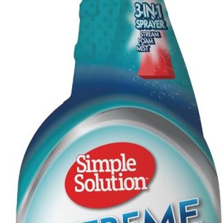 Simple Solution Extreme Pet Stain and Odour Remover, Enzymatic Cleaner with 3 x Pro Bacteria Cleaning Power, 945 ml