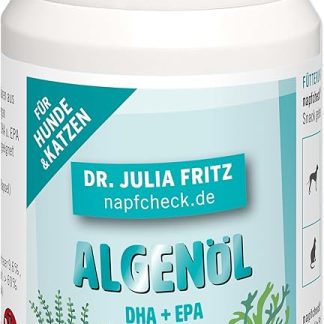 napfcheck Algae Oil Capsules - Omega 3 for Dogs and Cats - 80 Capsules