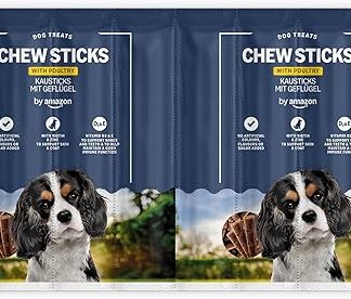 by Amazon Dog Treats - Chew Sticks with Poultry 8 x 11 g (88 g)