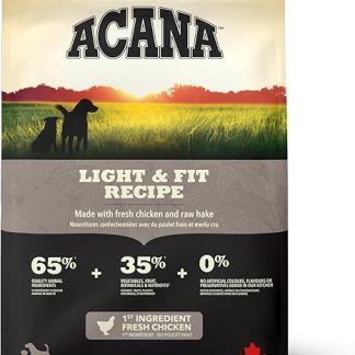 Acana Light and Fit Dog Food, 11.4 kg